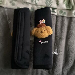 Amazon Black Kids Seat Belt Cover with Cute Dog Design